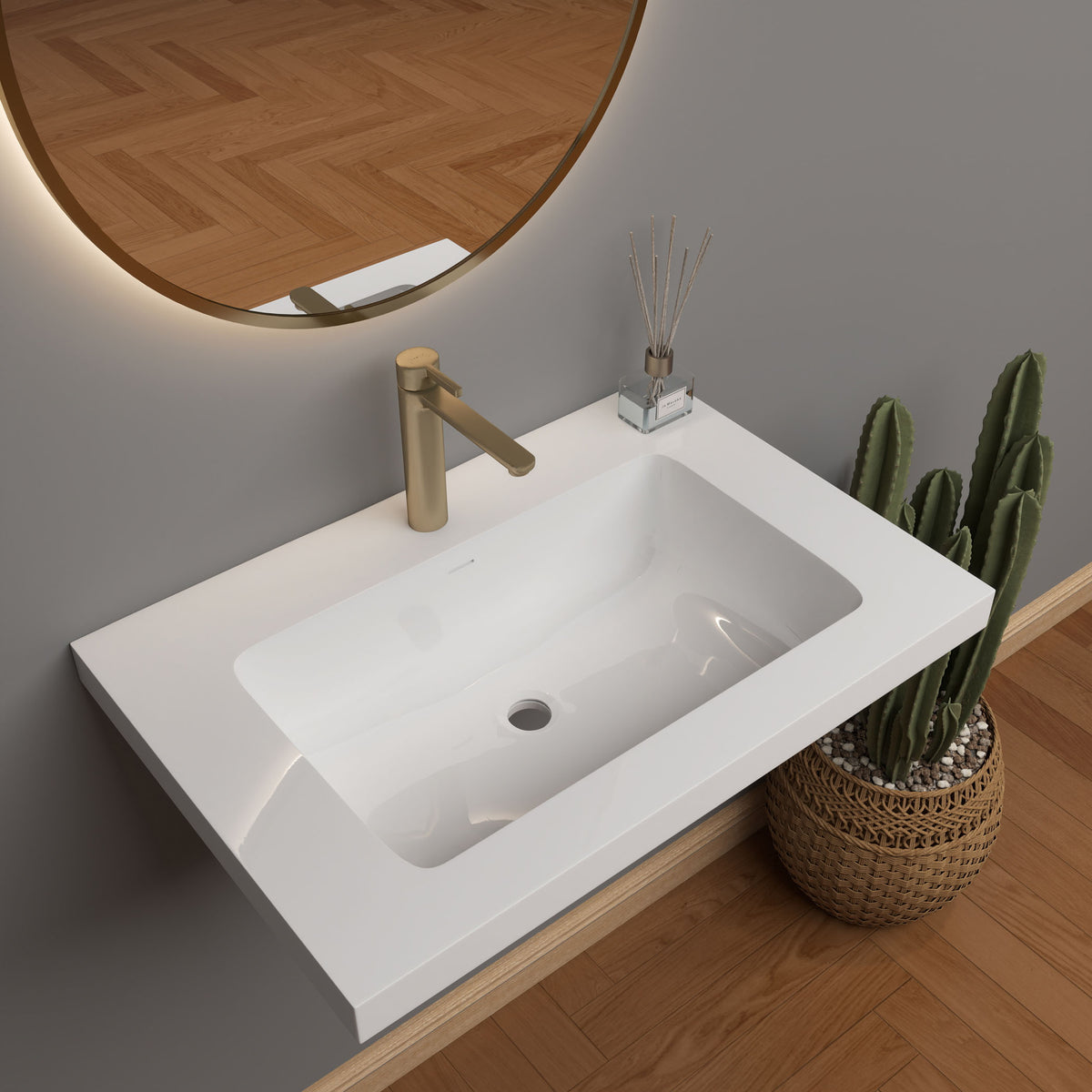 NB Reinforced Acrylic Sink Top 24" - 84"-Better Vanity