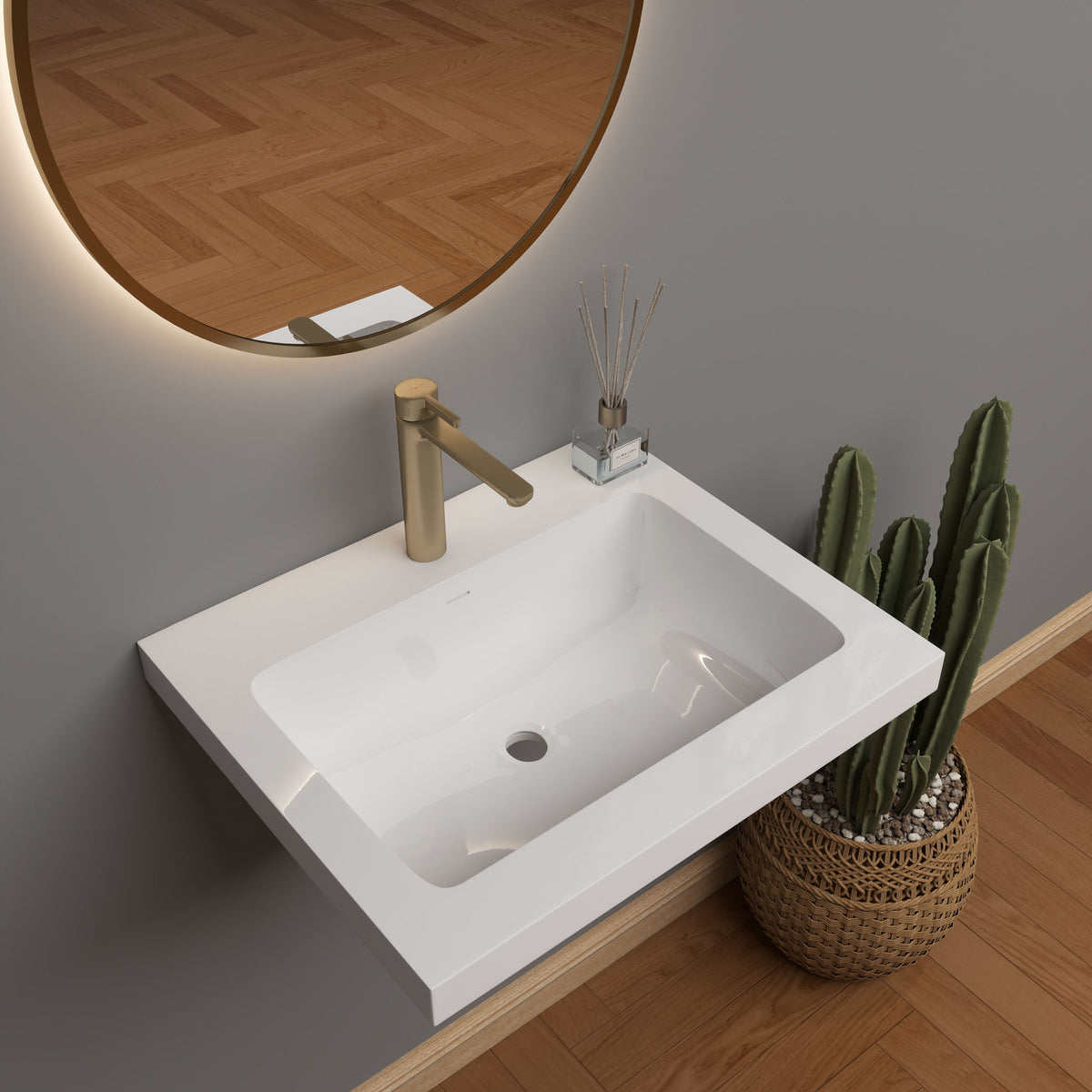 NB Reinforced Acrylic Sink Top 24" - 84"-Better Vanity
