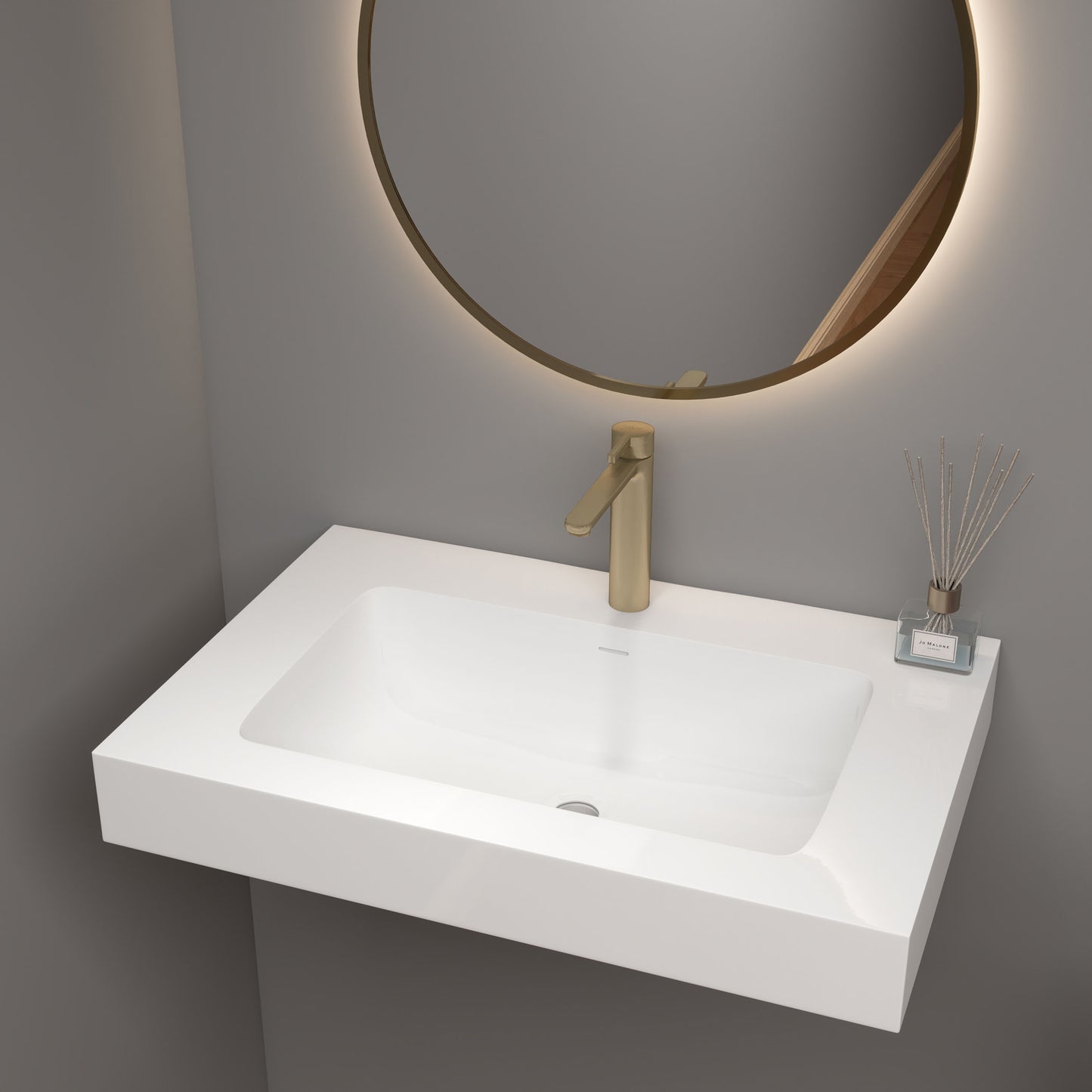 LB Reinforced Acrylic Sink Top 24" - 84"