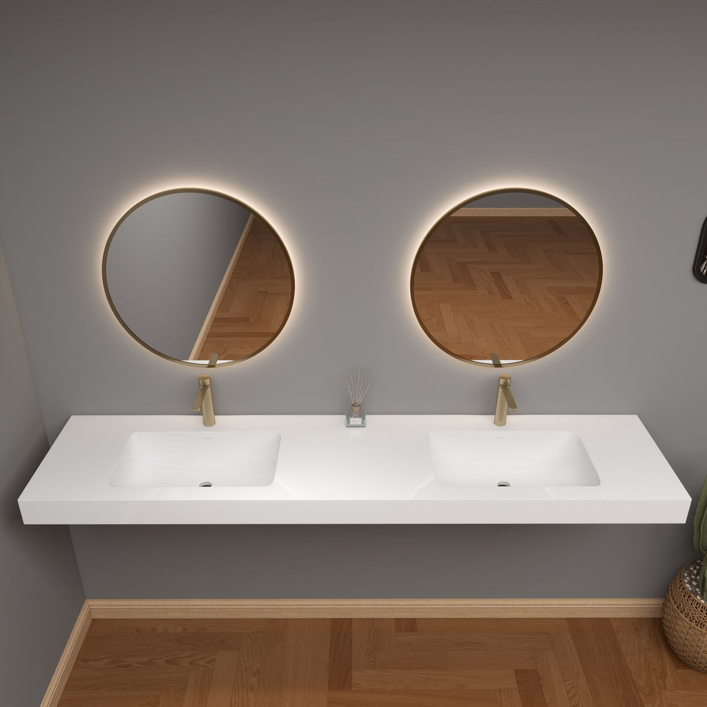 LB Reinforced Acrylic Sink Top 24" - 84"