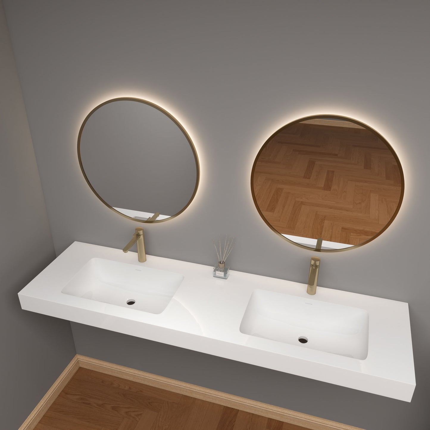 LB Reinforced Acrylic Sink Top 24" - 84"