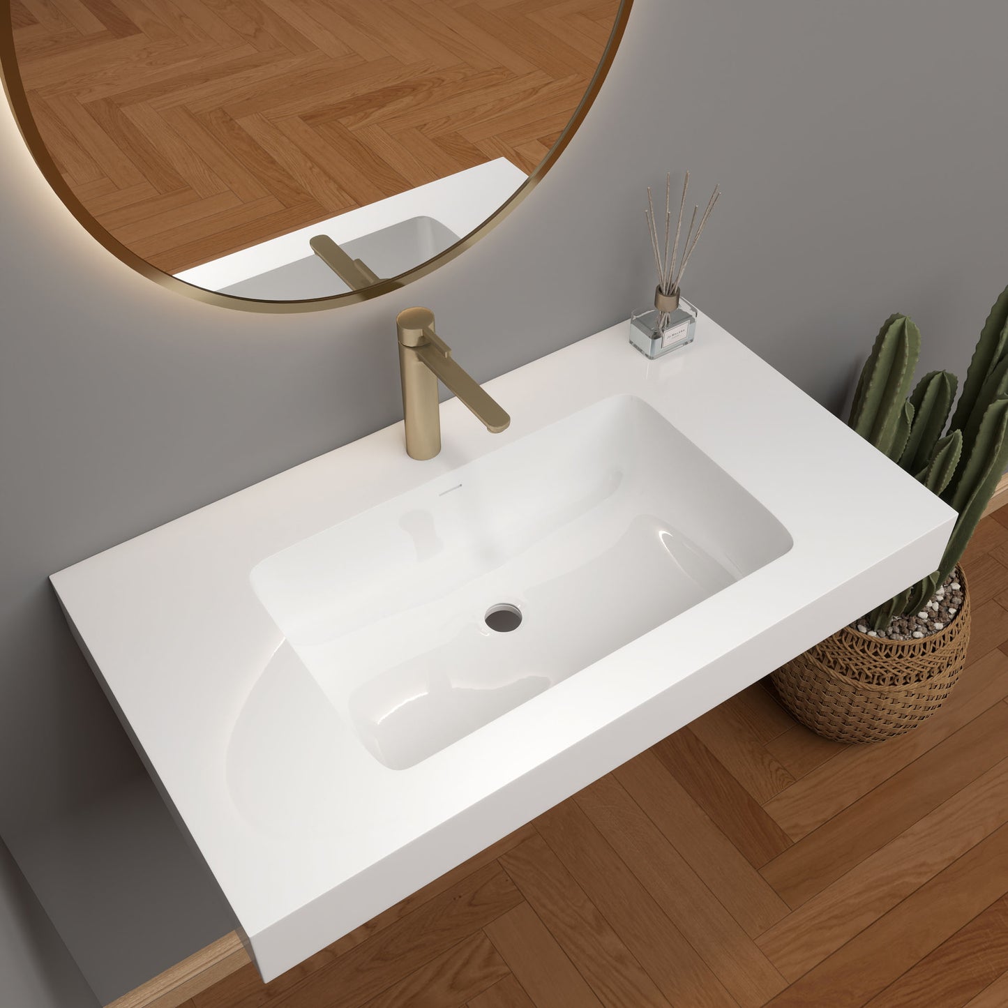 LB Reinforced Acrylic Sink Top 24" - 84"