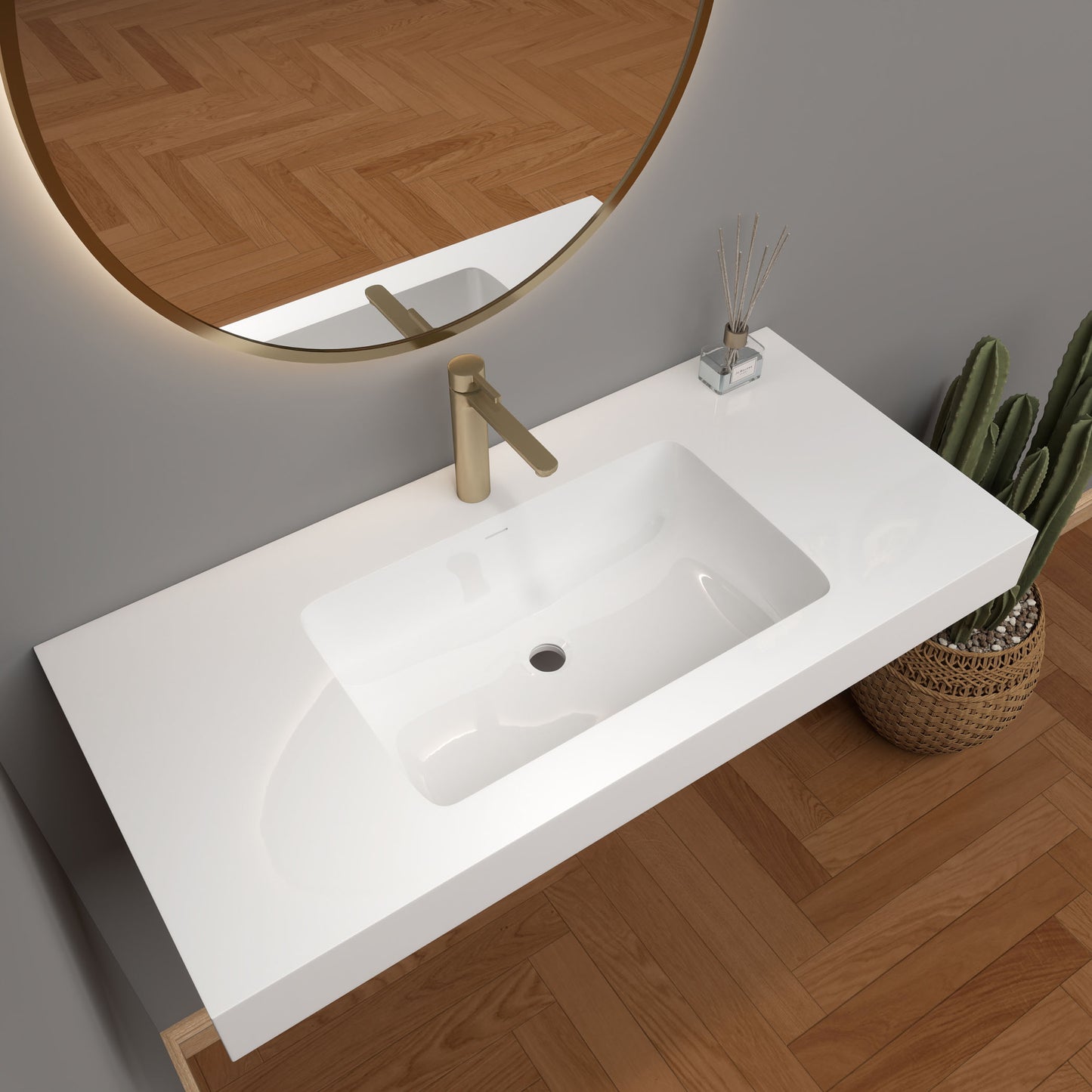 LB Reinforced Acrylic Sink Top 24" - 84"
