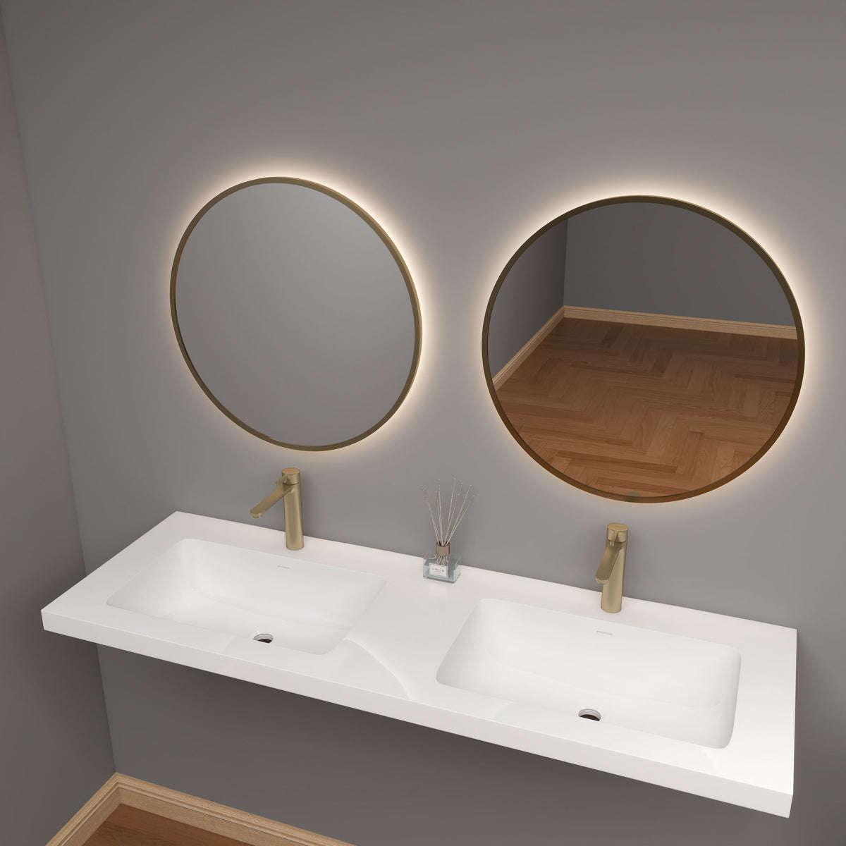 NB Reinforced Acrylic Sink Top 24" - 84"-Better Vanity