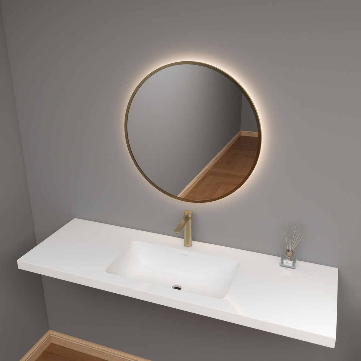 NB Reinforced Acrylic Sink Top 24" - 84"-Better Vanity