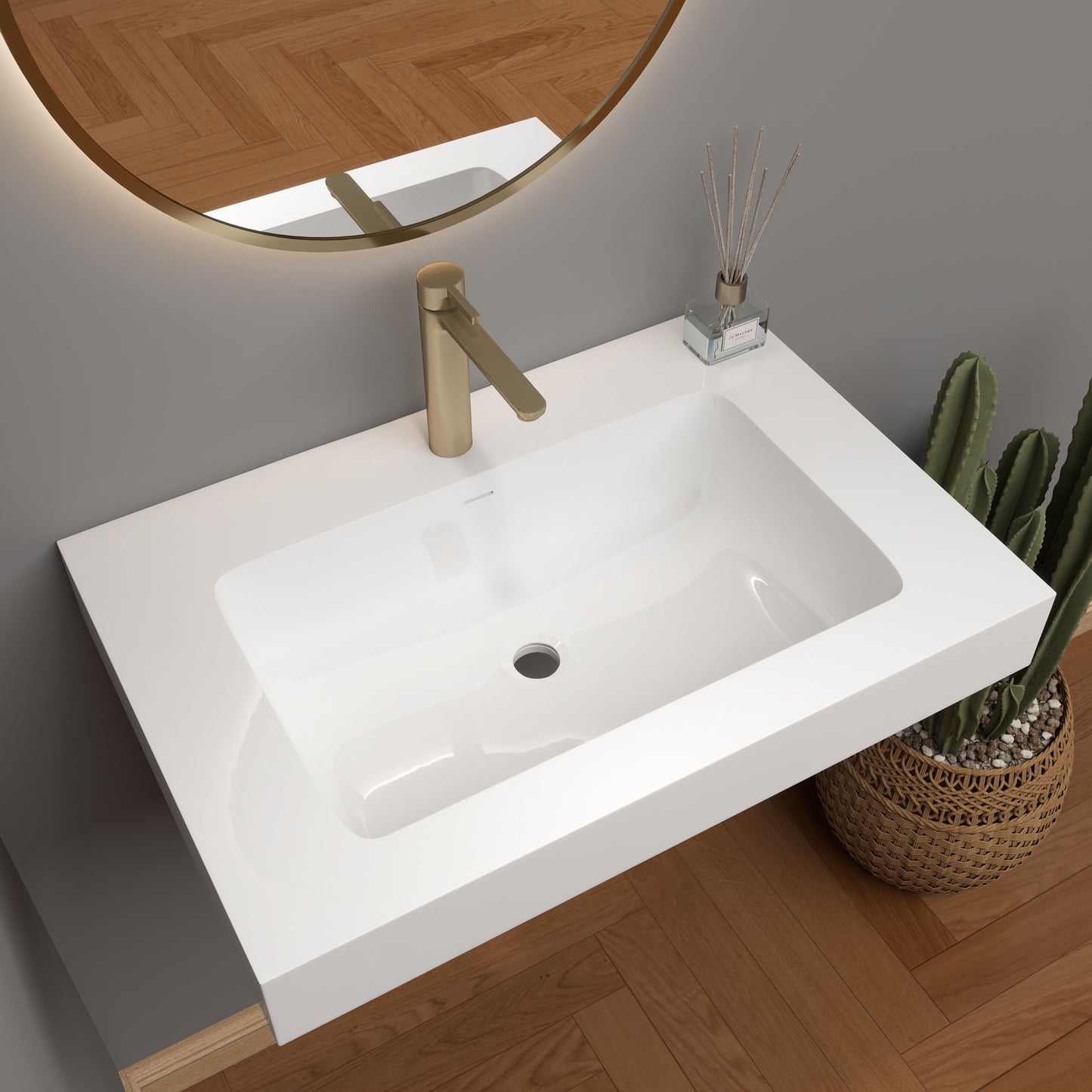 LB Reinforced Acrylic Sink Top 24" - 84"