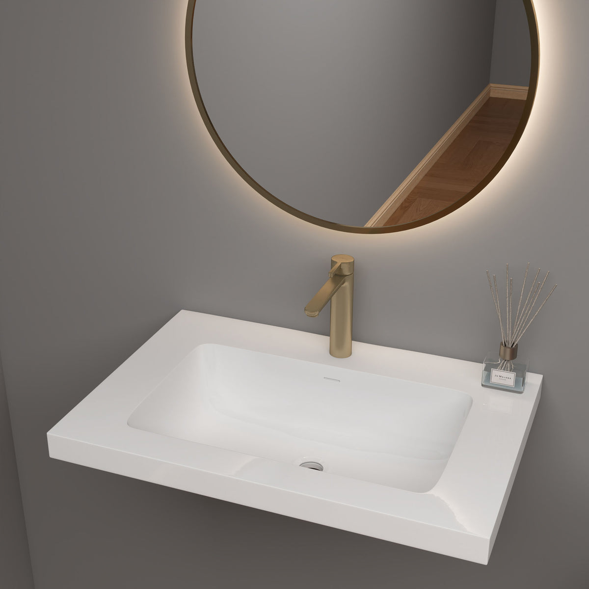 NB Reinforced Acrylic Sink Top 24" - 84"-Better Vanity