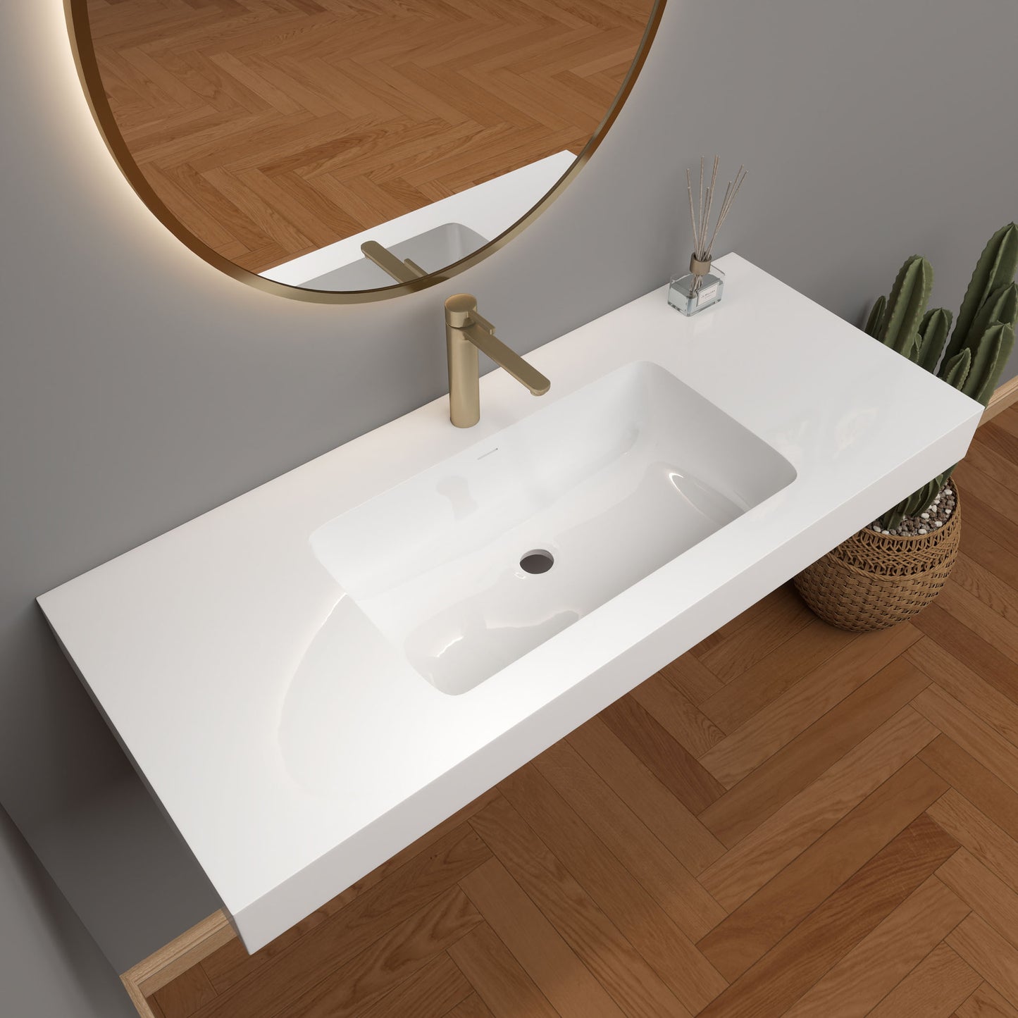 LB Reinforced Acrylic Sink Top 24" - 84"