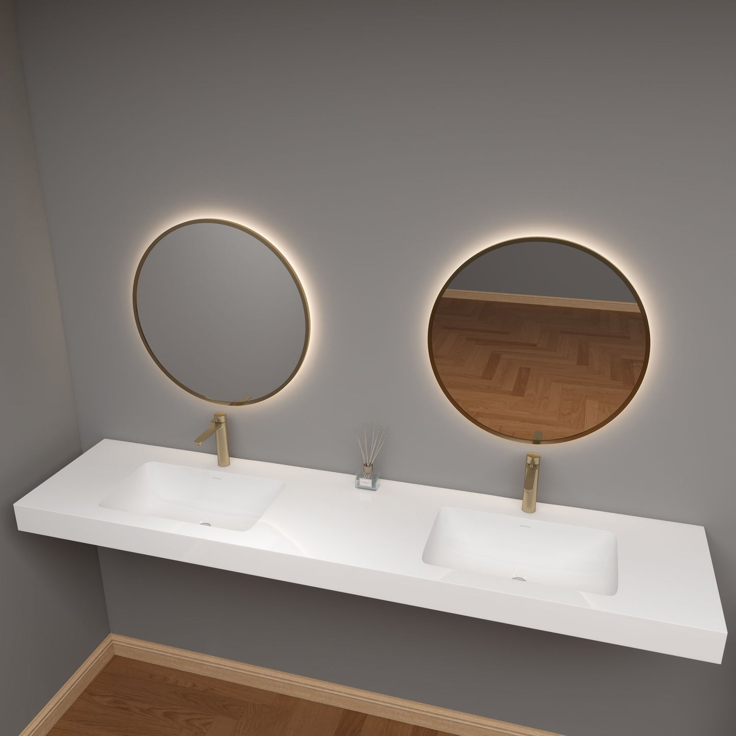 LB Reinforced Acrylic Sink Top 24" - 84"