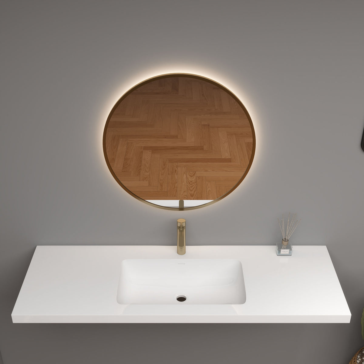 NB Reinforced Acrylic Sink Top 24" - 84"-Better Vanity