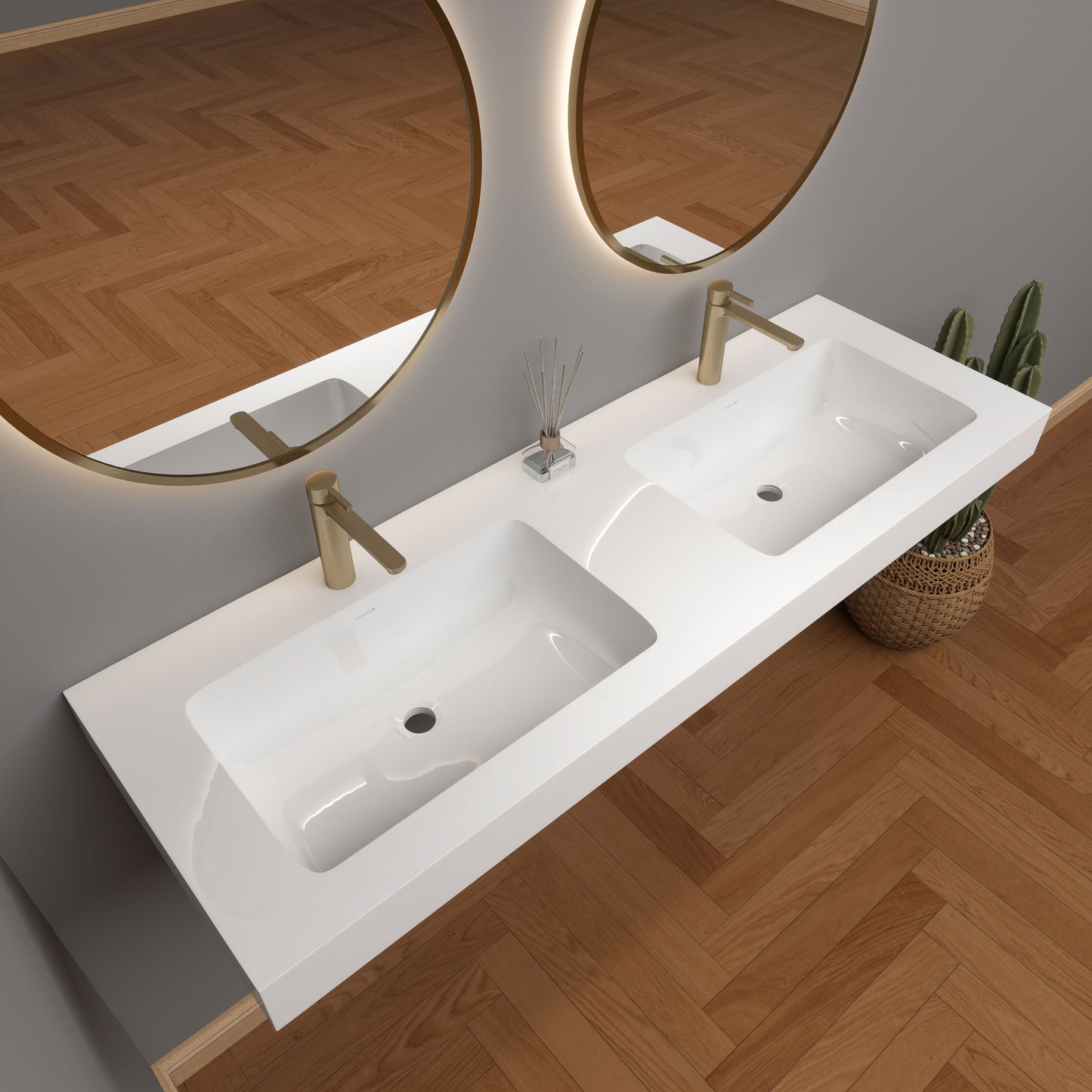 LB Reinforced Acrylic Sink Top 24" - 84"