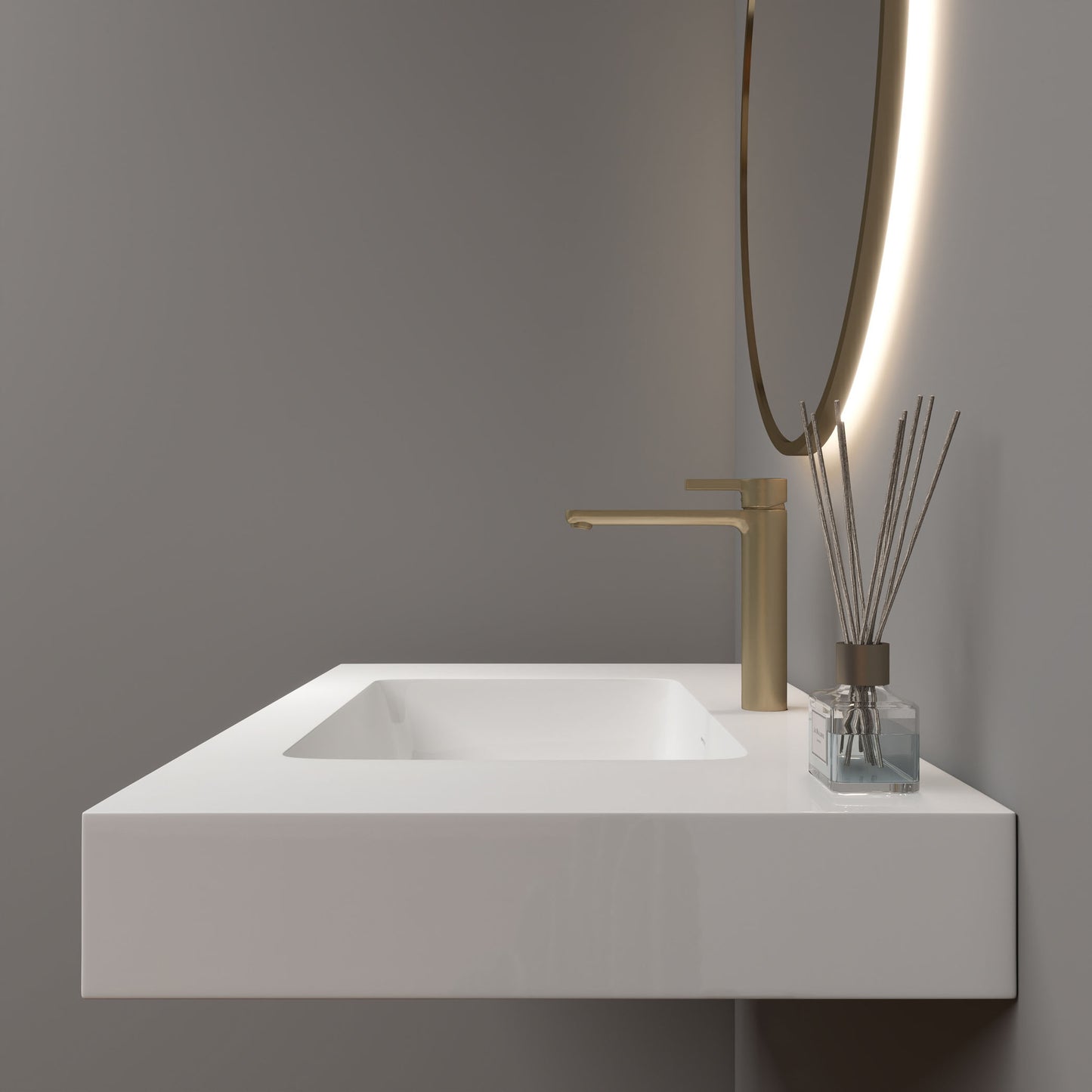 LB Reinforced Acrylic Sink Top 24" - 84"