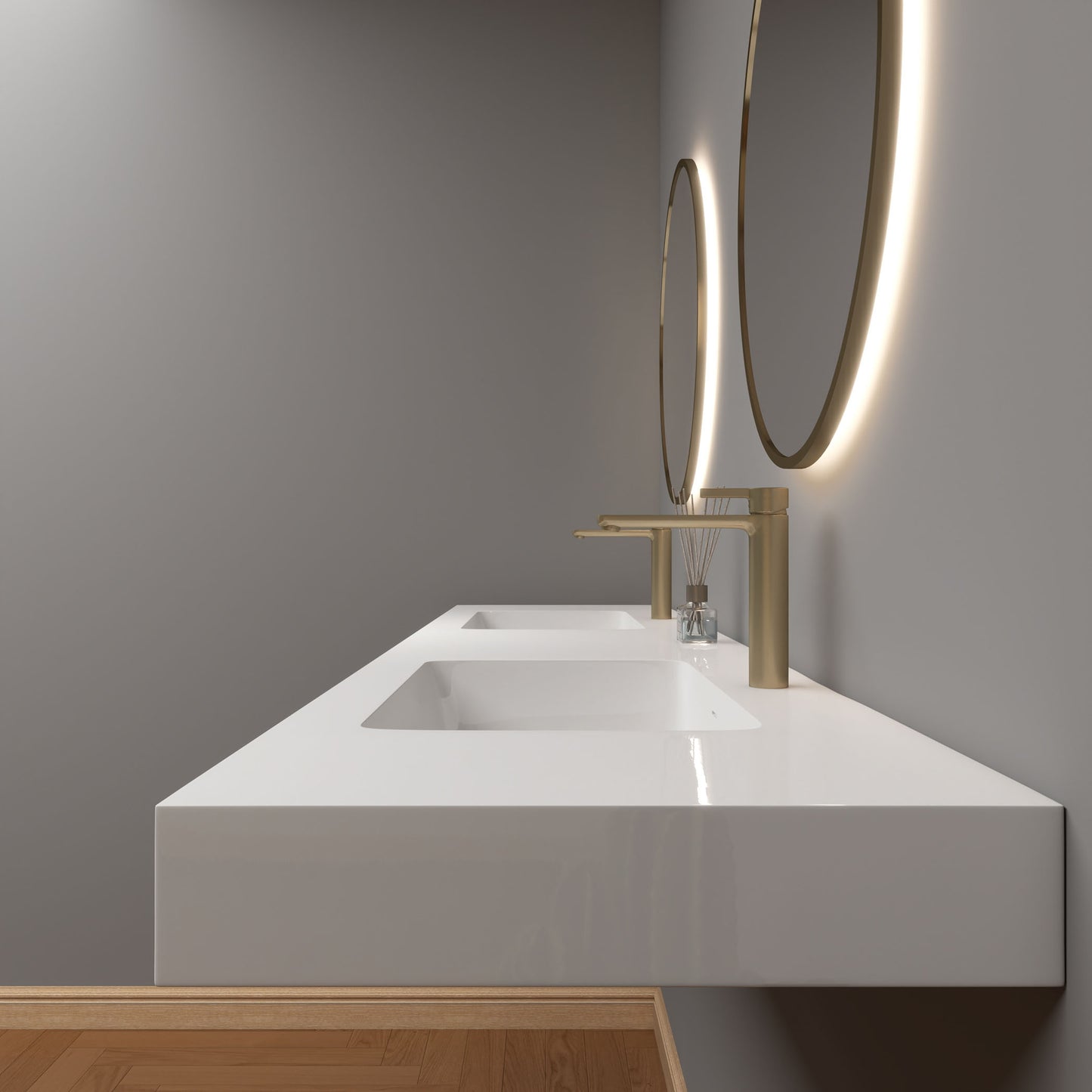 LB Reinforced Acrylic Sink Top 24" - 84"
