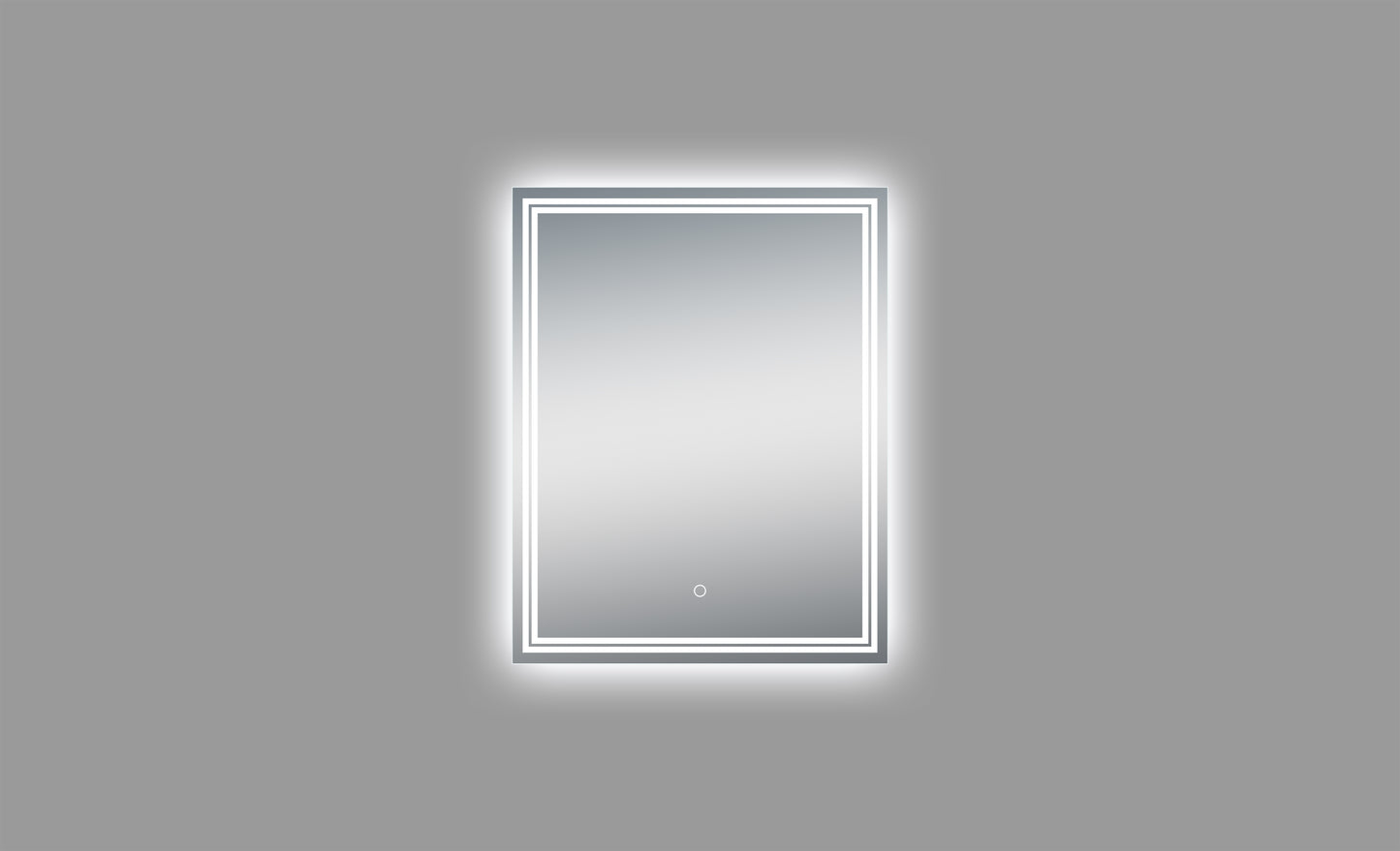 LUNA 24'' POLISHED EDGE BACK-LIT LED MIRROR(30''Height)