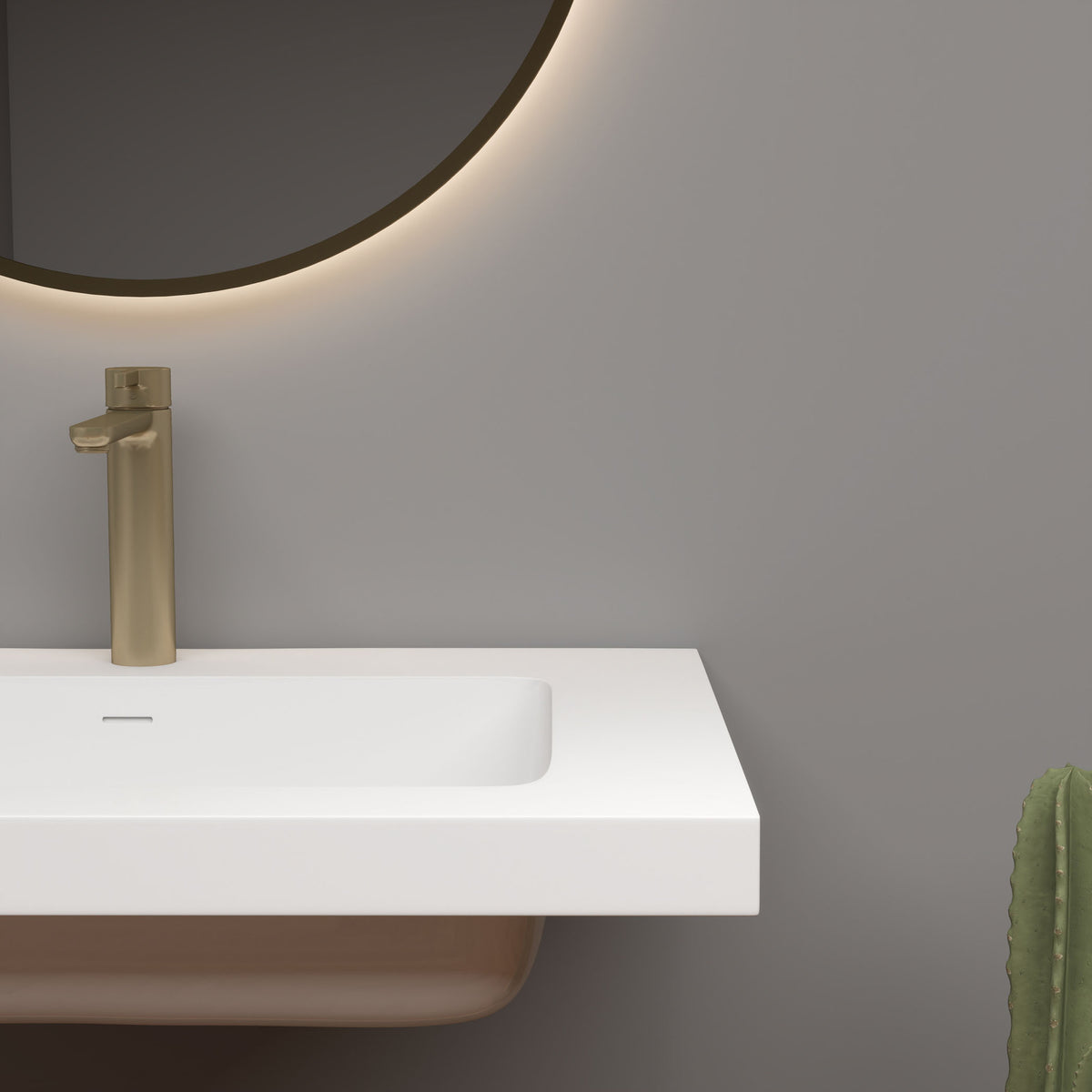 NB Reinforced Acrylic Sink Top 24" - 84"-Better Vanity