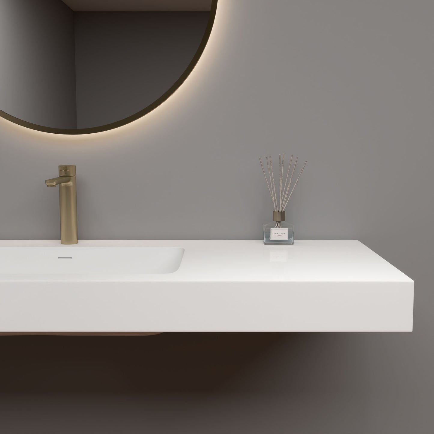 LB Reinforced Acrylic Sink Top 24" - 84"