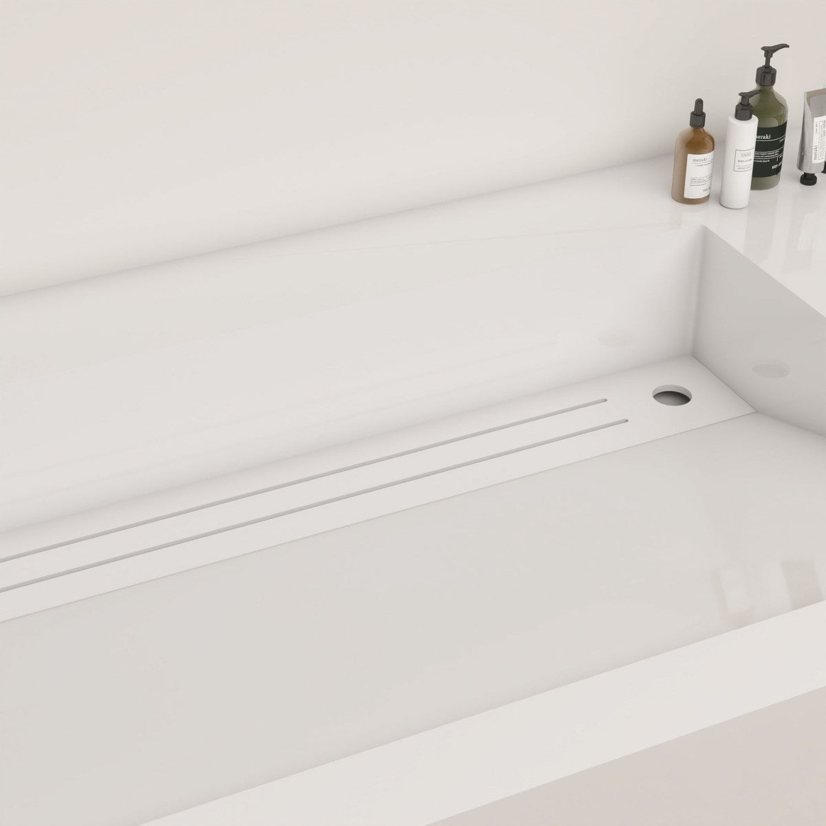 Bethany 60" Reinforced FLX Acrylic Single Sink Countertop