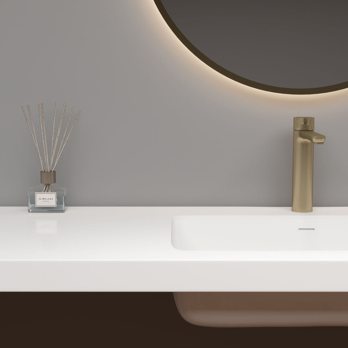 NB Reinforced Acrylic Sink Top 24" - 84"-Better Vanity