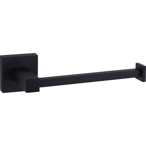 Brooke Matte Black Open Toilet Paper Holder