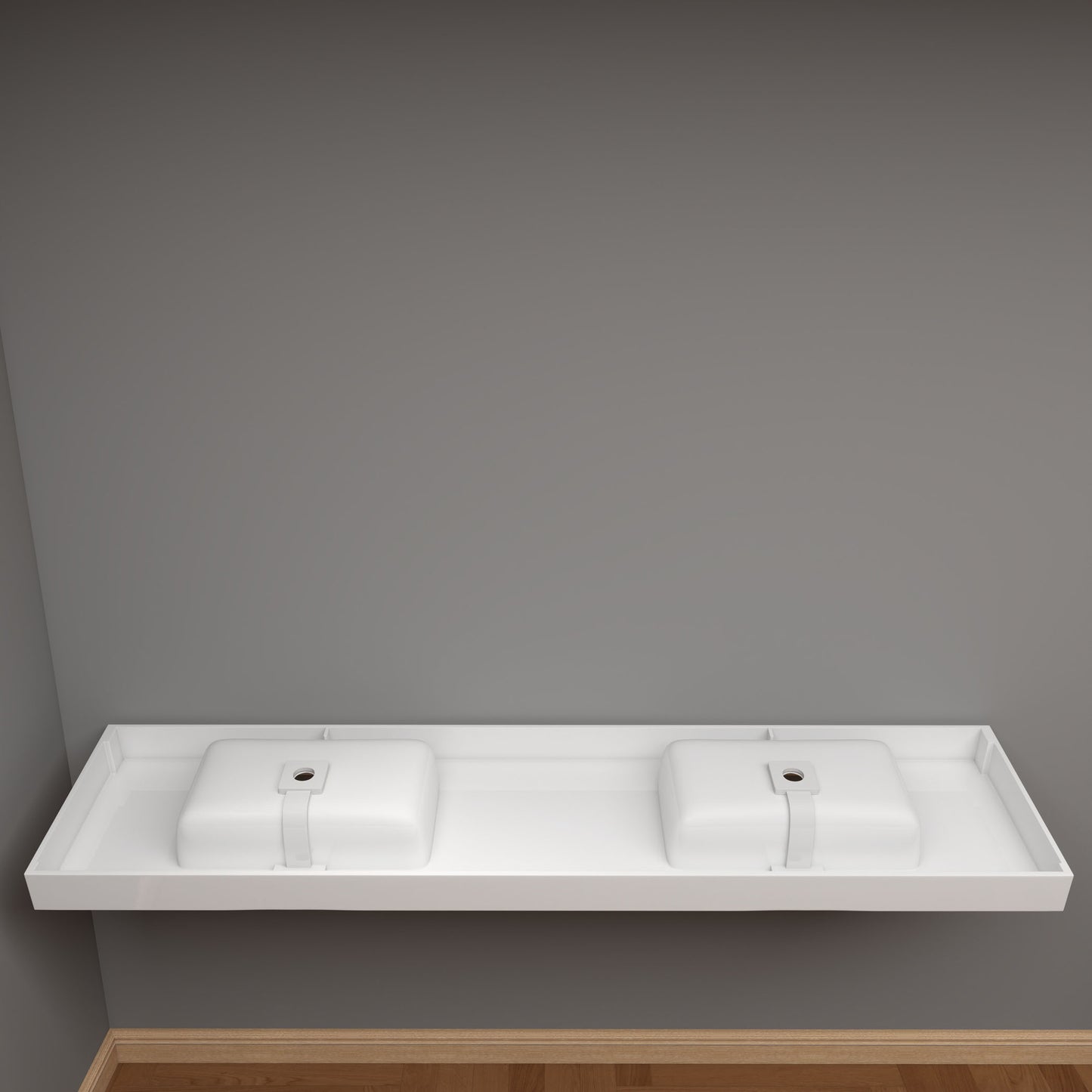 LB Reinforced Acrylic Sink Top 24" - 84"