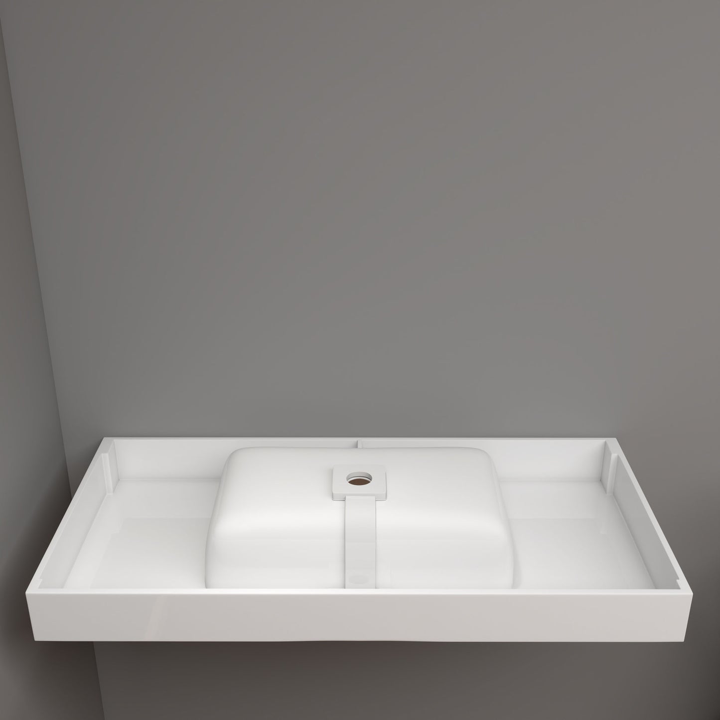 LB Reinforced Acrylic Sink Top 24" - 84"