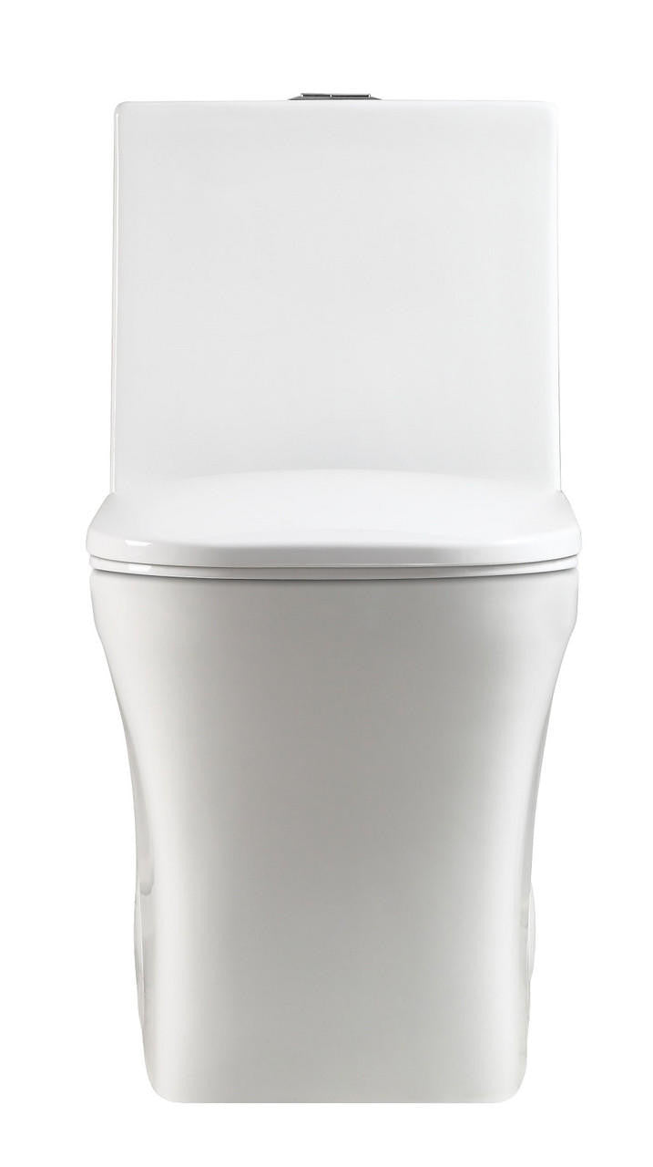 Aqua Series Kingero Elongated Toilet - Dual Flush K-0329DF Front View