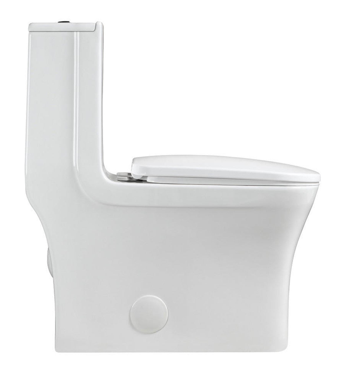 Aqua Series Kingero Elongated Toilet - Dual Flush K-0329DF Side View