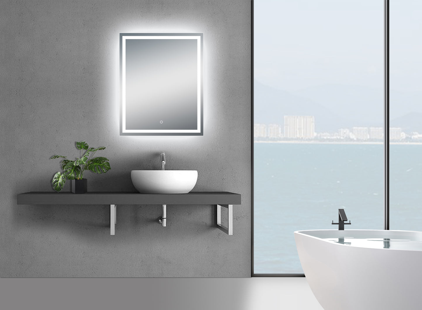Twinkle 32'' Modern & Contemporary Lighted Bathroom / Vanity Mirror