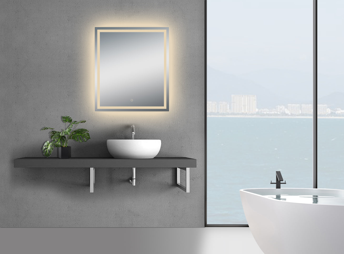 Twinkle 36'' Modern & Contemporary Lighted Bathroom / Vanity Mirror