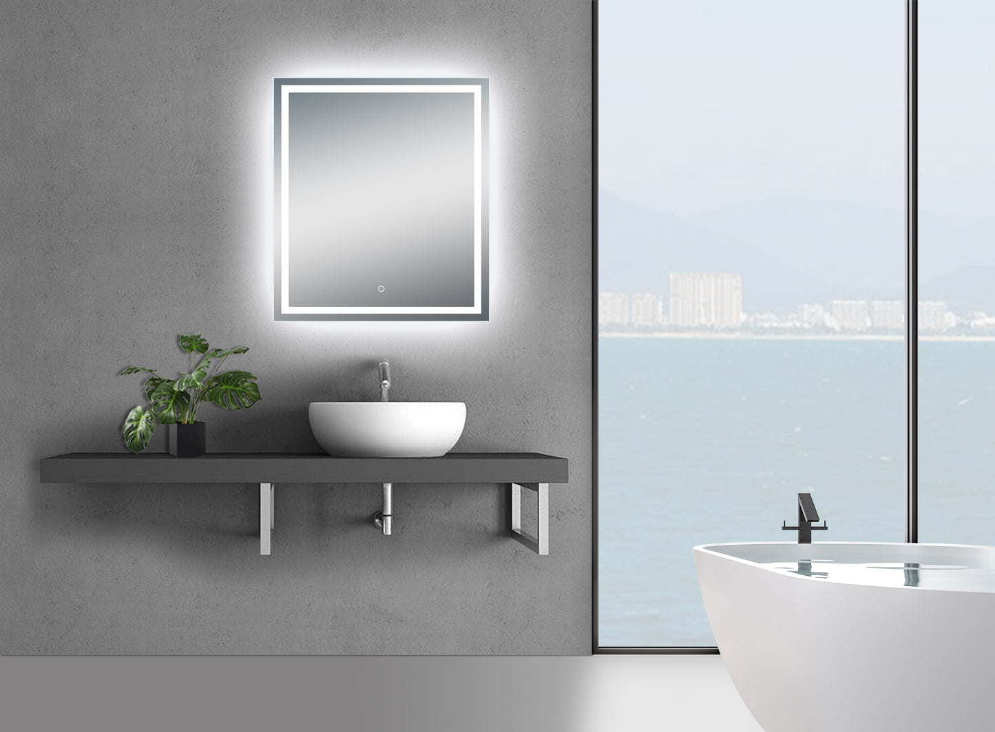Twinkle 36'' Modern & Contemporary Lighted Bathroom / Vanity Mirror