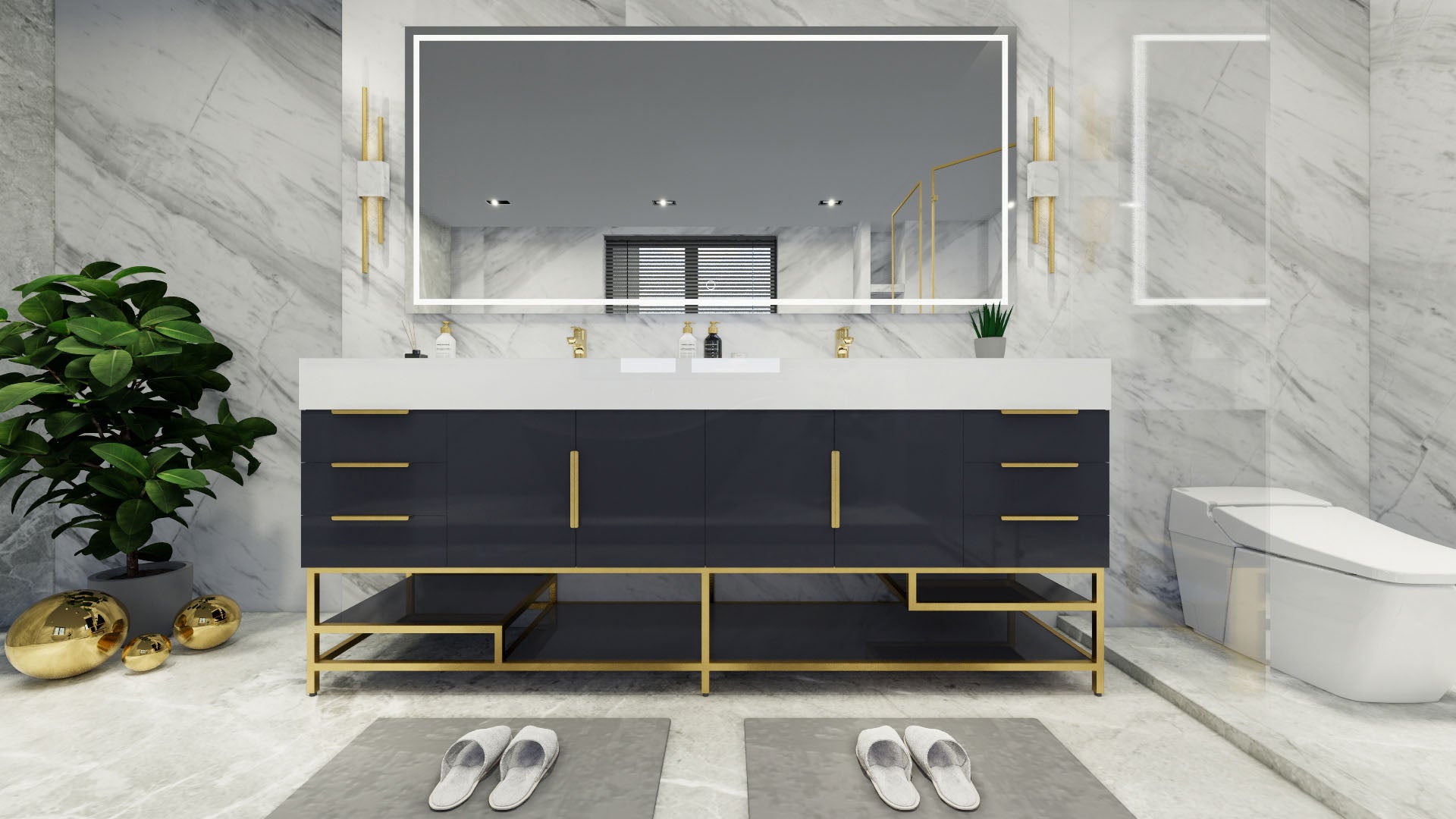 Bethany Freestanding Bathroom Vanity with Reinforced Acrylic Sink | Better Vanity Bathroom Vanity Nationwide Supplier & Wholesaler