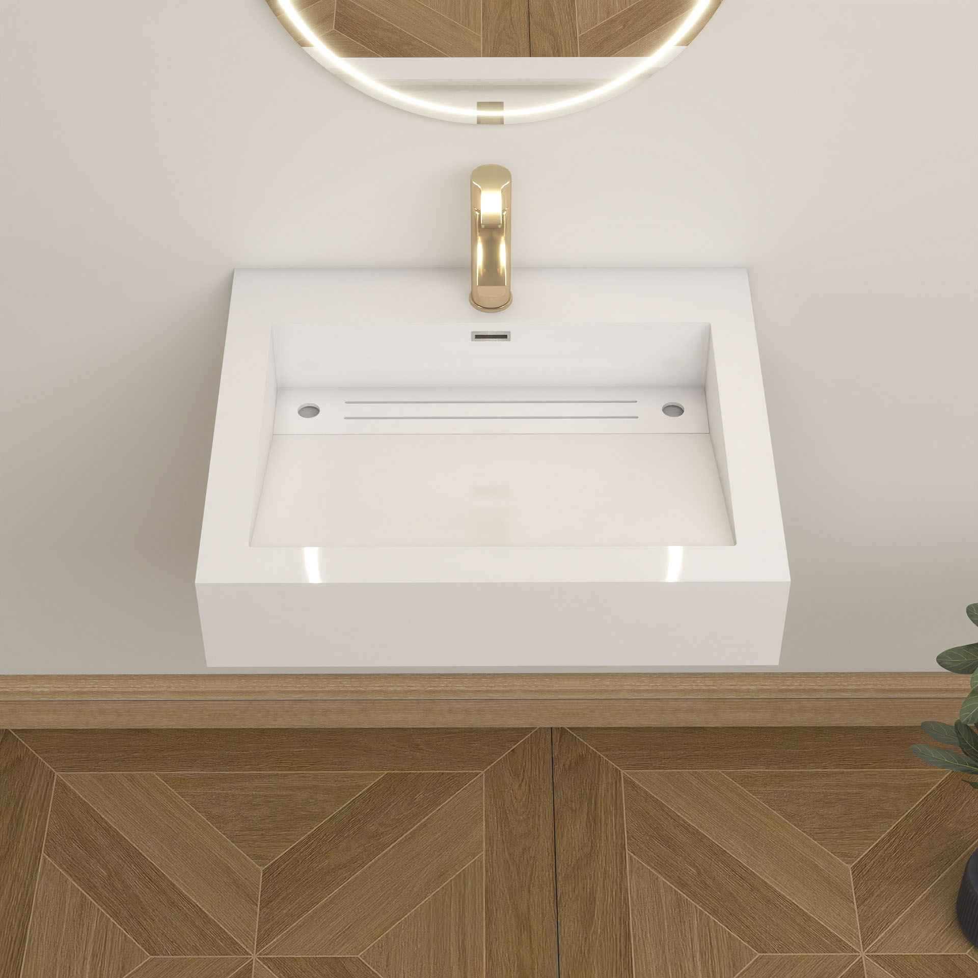FLX Acrylic Sink Countertop 24" - 84"-Better Vanity