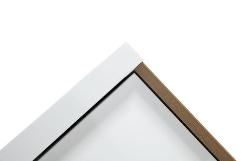 Kingdee 30" Glossy White Wall Mounted Vanity with Reinforced Acrylic Sink