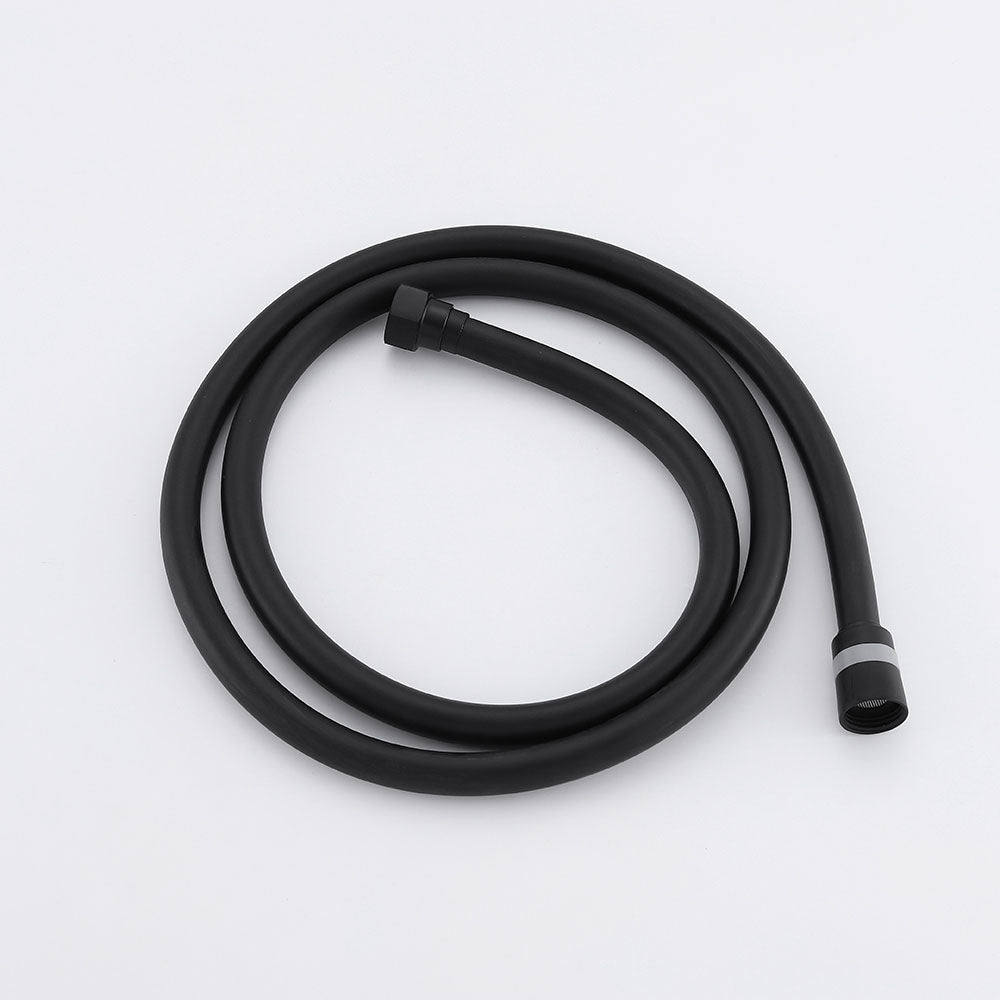 Amelia Black Shower Set w/ 10" Square Rain Shower, Handheld, and Tub Filler