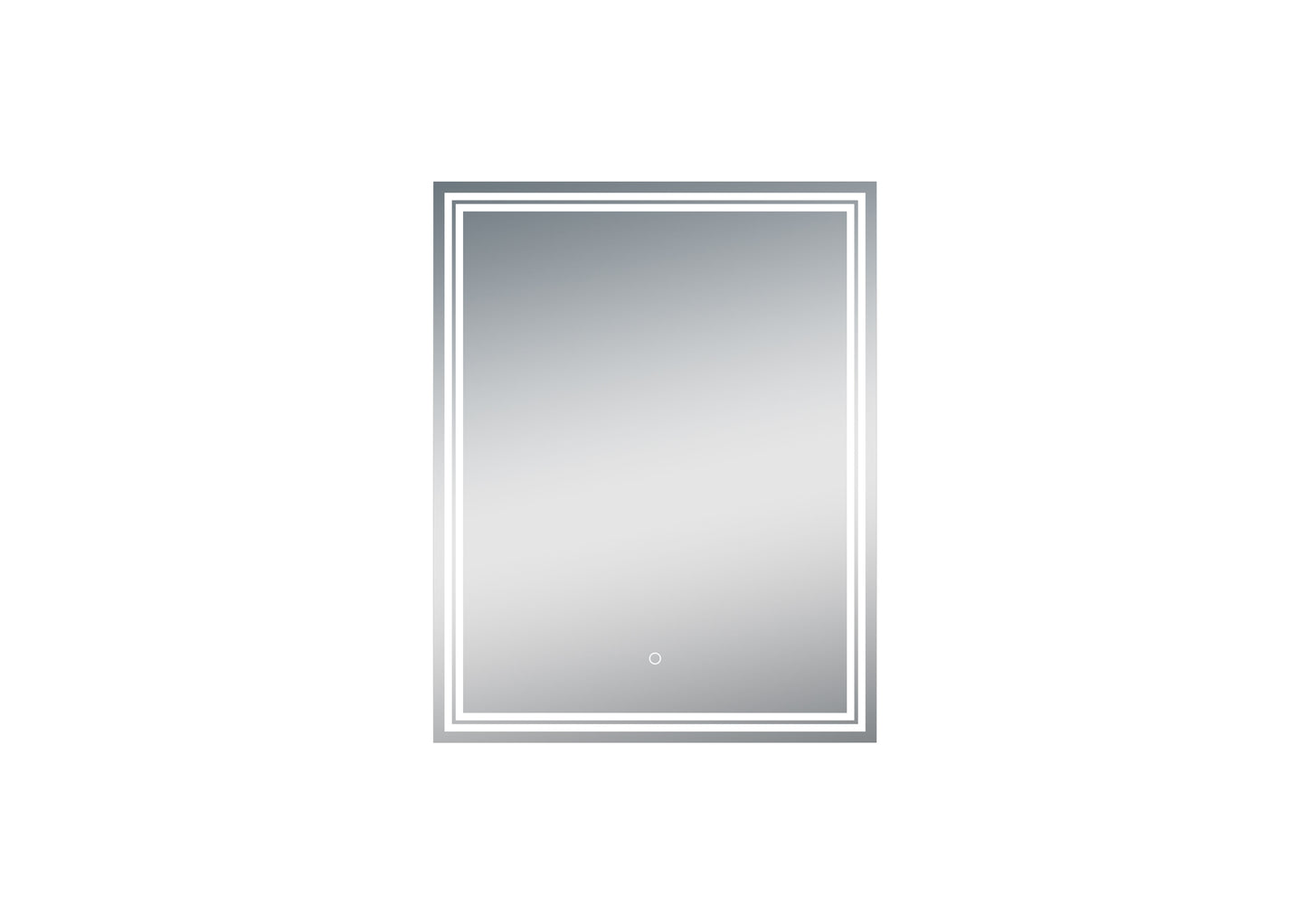 LUNA 24'' POLISHED EDGE BACK-LIT LED MIRROR(30''Height)