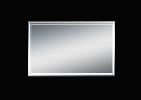 Luna 47'' Polished Edge Back-lit LED Mirror (30''Height)
