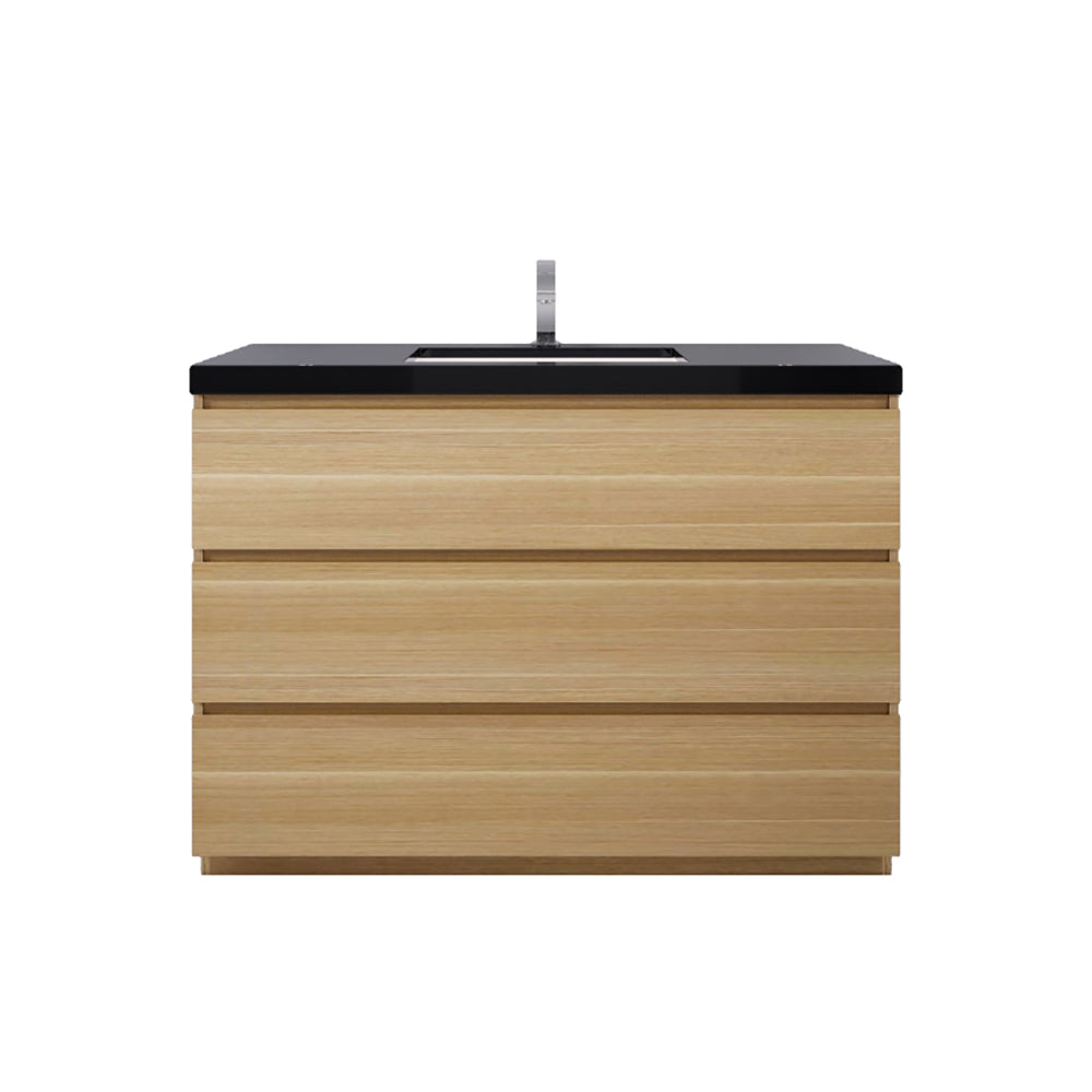 Stanley 48" White Oak Freestanding Vanity with Reinforced Acrylic Sink