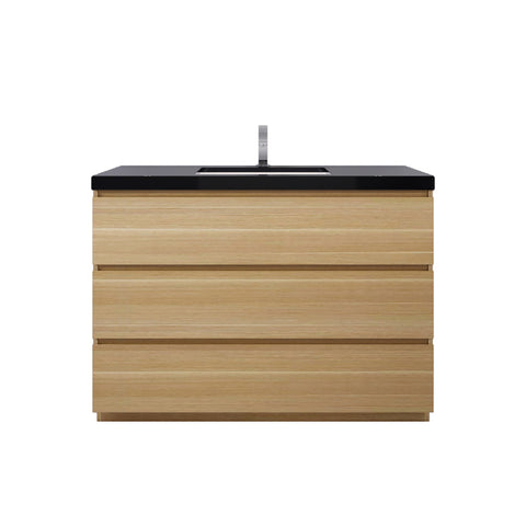 Stanley 48" White Oak Freestanding Vanity with Reinforced Acrylic Sink