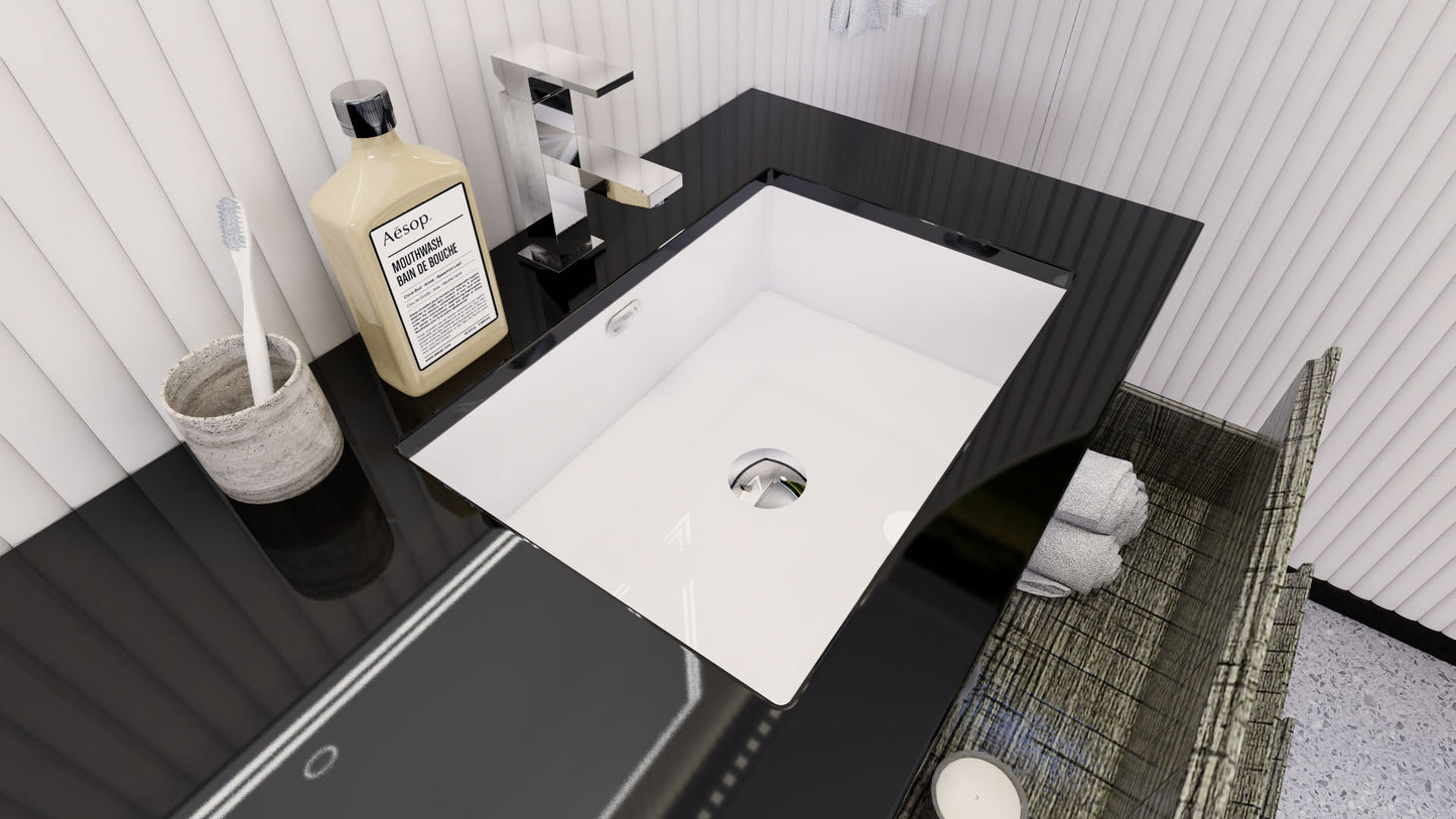 Stanley 60" High Gloss Ash Gray Freestanding Vanity with Reinforced Acrylic Right Side Sink