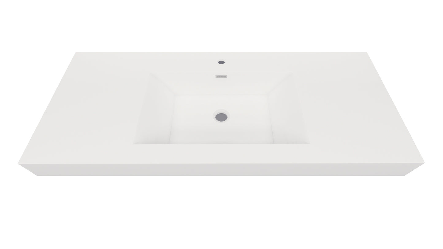 Nobel 48'' Width and 4'' Thickness Acrylic Sink