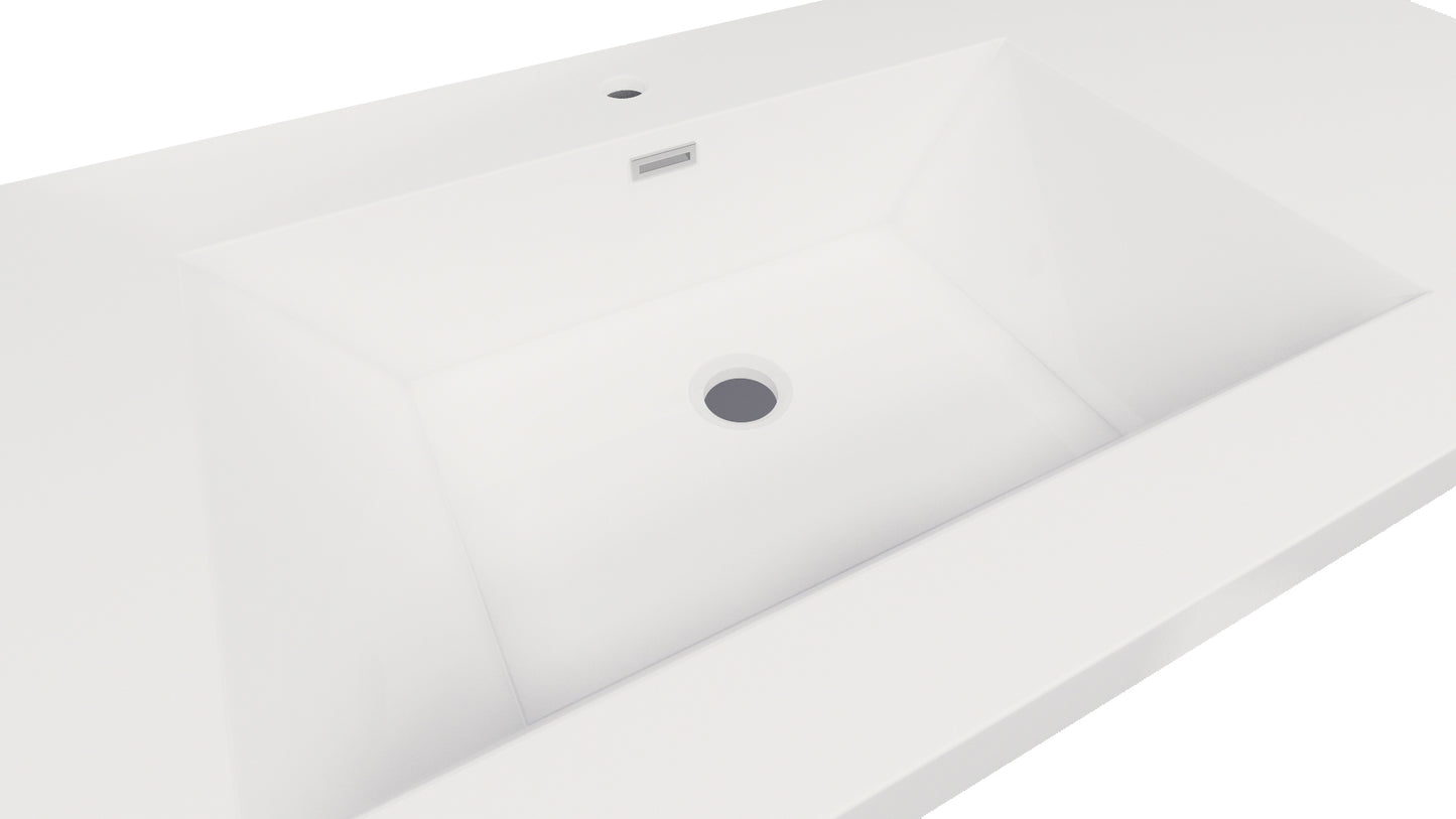 Nobel 48'' Width and 4'' Thickness Acrylic Sink