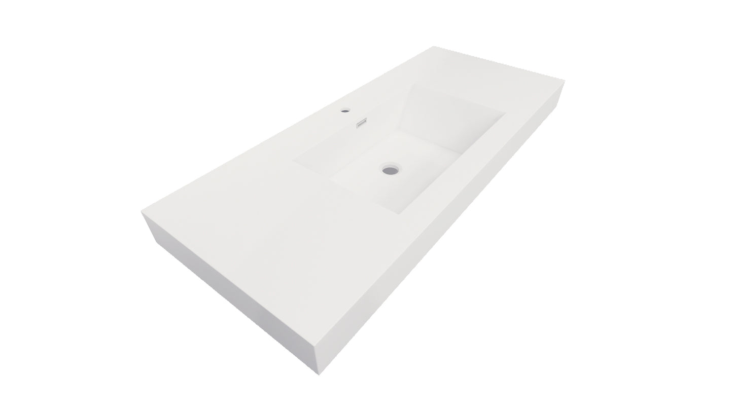 Nobel 48'' Width and 4'' Thickness Acrylic Sink