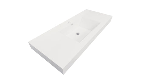 Nobel 48'' Width and 4'' Thickness Acrylic Sink