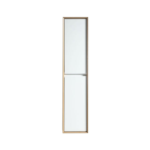 Kingdee 14" Glossy White Linen Side Cabinet