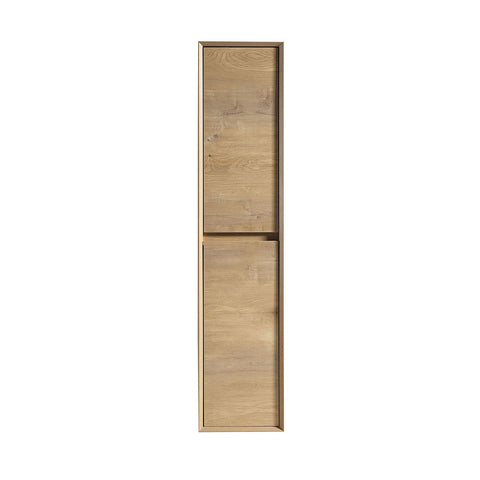 Kingdee 14" White Oak Linen Side Cabinet