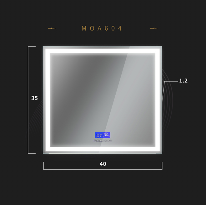 Florence 40" LED Mirror
