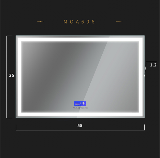 Florence 55" LED Mirror