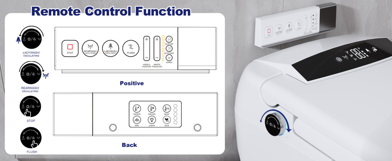 Smart Toilet with Bidet T1105