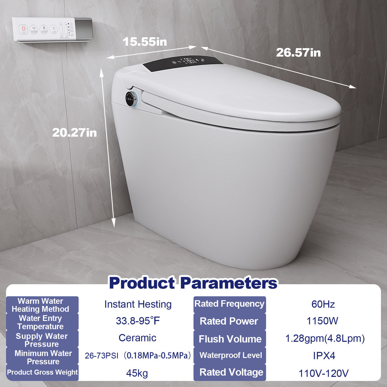 Smart Toilet with Bidet T1105