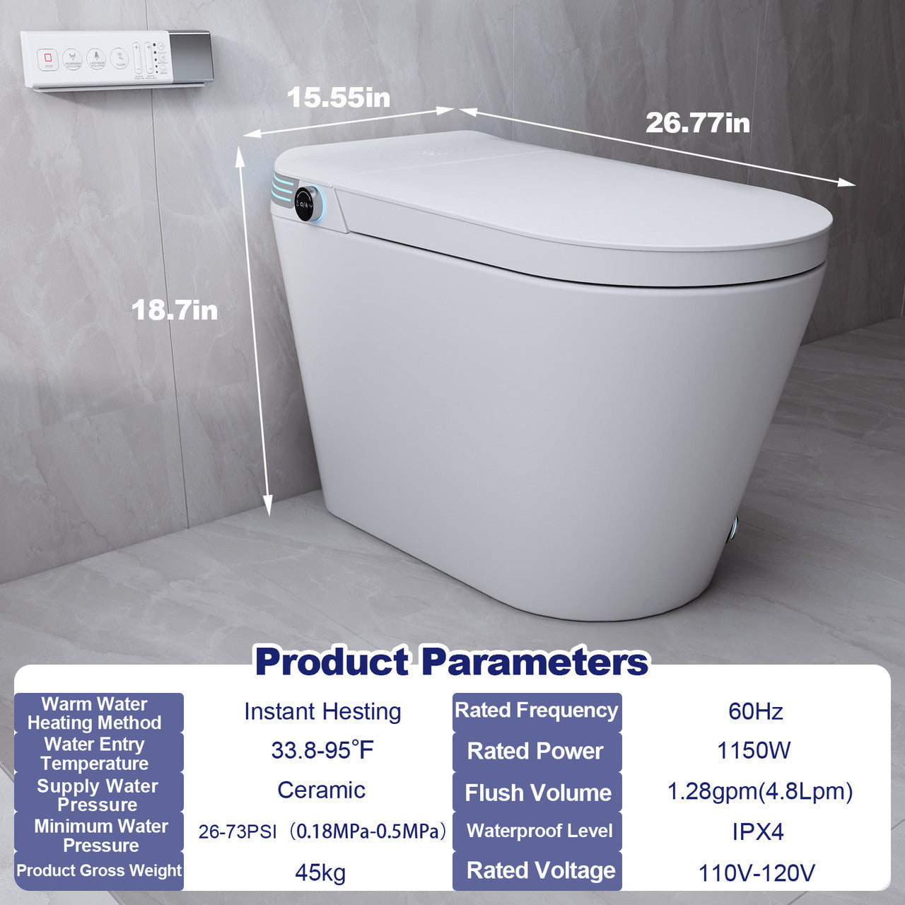 Smart Toilet with Bidet T6805